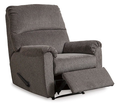 Nerviano Gray Zero Wall Recliner