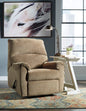 Nerviano Mocha Zero Wall Recliner