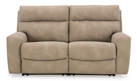 Next-Gen DuraPella Sand Power Reclining Sectional Loveseat