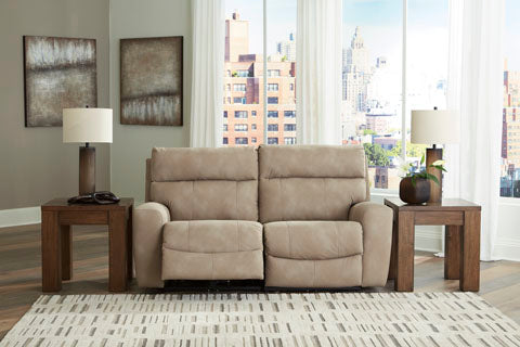 Next-Gen DuraPella Sand Power Reclining Sectional Loveseat