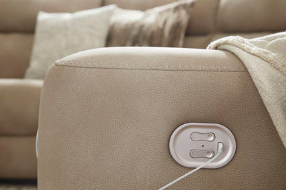 Next-Gen Sand DuraPella Power Recliner