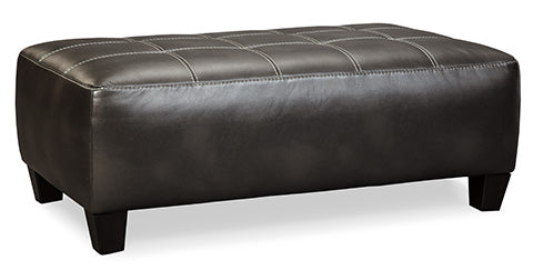 Nokomis Charcoal Oversized Accent Ottoman