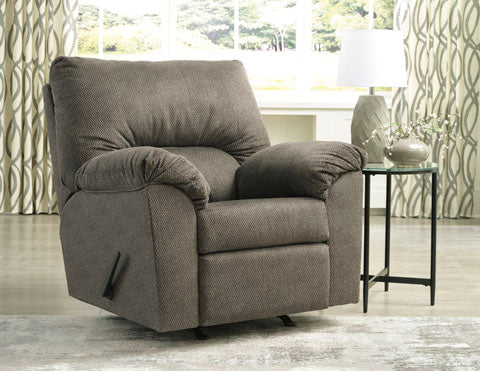 Norlou Flannel Rocker Recliner