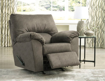 Norlou Flannel Rocker Recliner