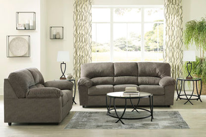 Norlou Flannel Sofa and Loveseat Set