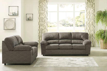 Norlou Flannel Sofa and Loveseat Set
