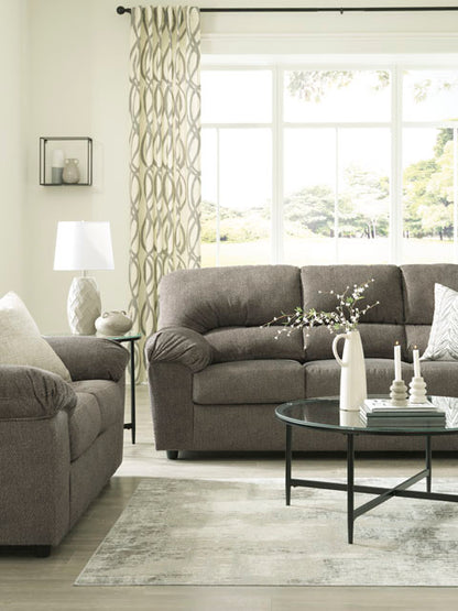 Norlou Flannel Sofa and Loveseat Set