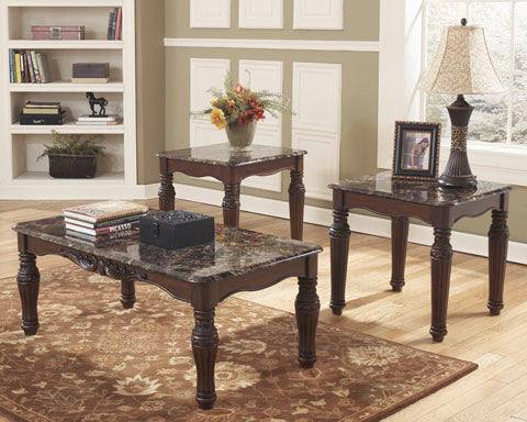 North Shore Dark Brown Coffee and End Tables