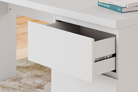 Onita White Home Office Desk