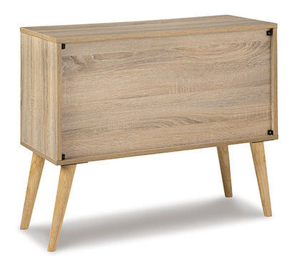 Orinfield Light Brown Accent Cabinet
