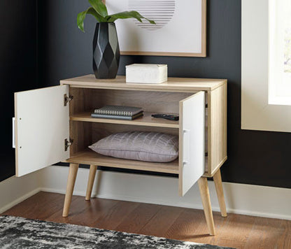Orinfield Light Brown Accent Cabinet