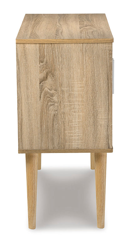 Orinfield Light Brown Accent Cabinet