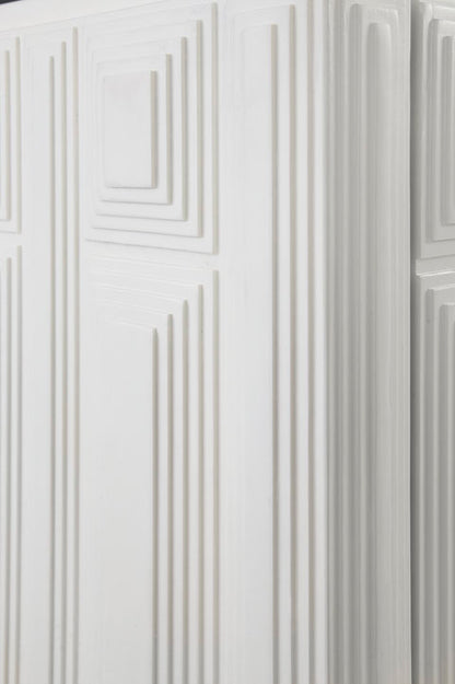 Ornawel Distressed White Accent Cabinet
