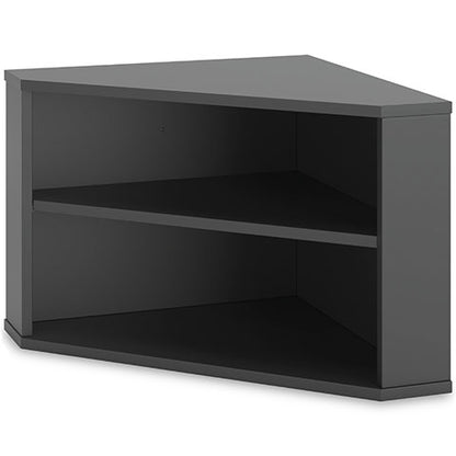 Otaska Black Home Office Corner Bookcase