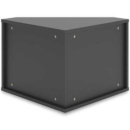 Otaska Black Home Office Corner Bookcase
