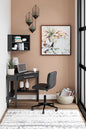 Otaska Black Home Office Corner Desk