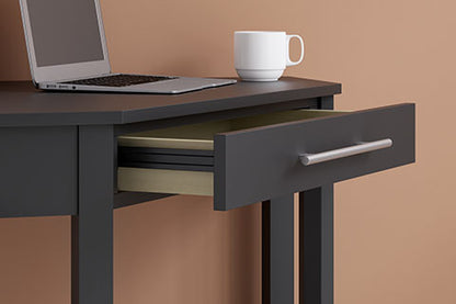 Otaska Black Home Office Corner Desk