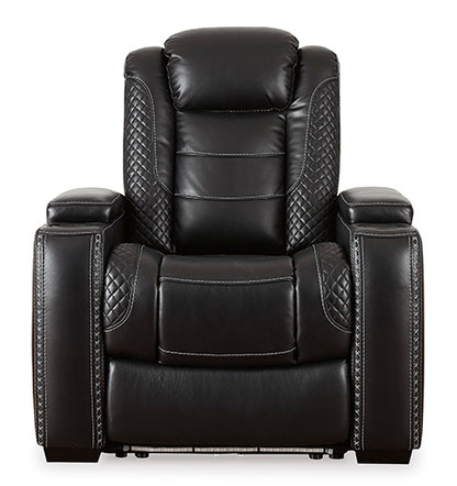 Party Time Midnight Power Recliner