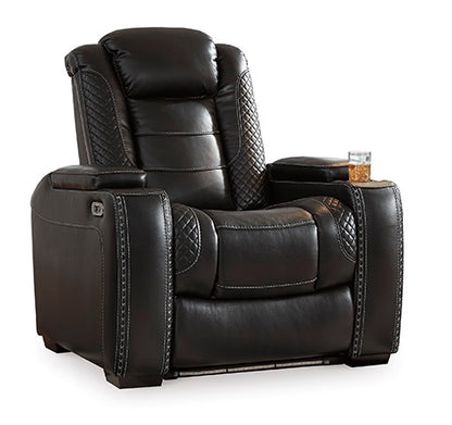Party Time Midnight Power Recliner