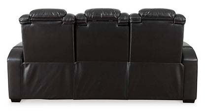 Party Time Midnight Power Reclining Sofa