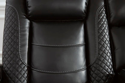 Party Time Midnight Power Reclining Sofa