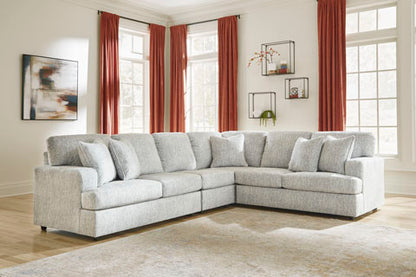 Playwrite Gray 4-Piece Sectional