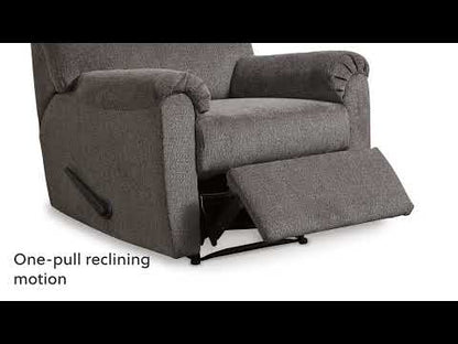 Nerviano Gray Zero Wall Recliner