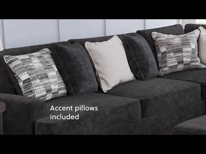 Lavernett Charcoal 3-Piece Sectional