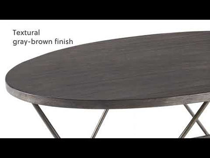 Neimhurst Dark Brown Coffee and End Tables