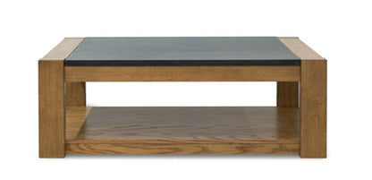 Quentina Light Brown/Black Lift-Top Coffee Table
