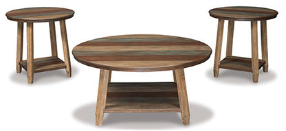 Raebecki Multi Color Coffee and End Tables