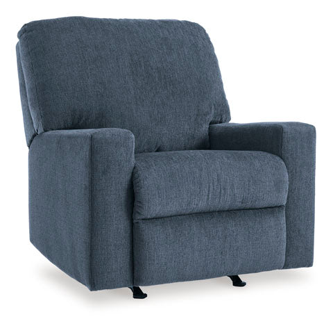 Rannis Navy Rocker Recliner