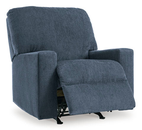 Rannis Navy Rocker Recliner