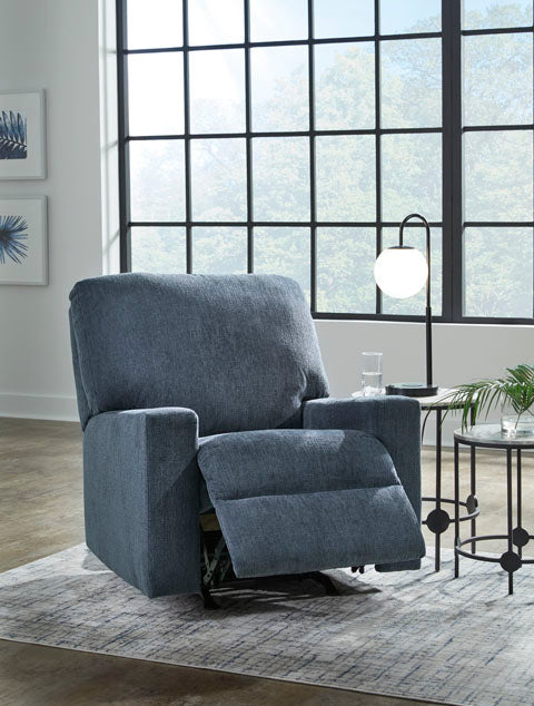 Rannis Navy Rocker Recliner