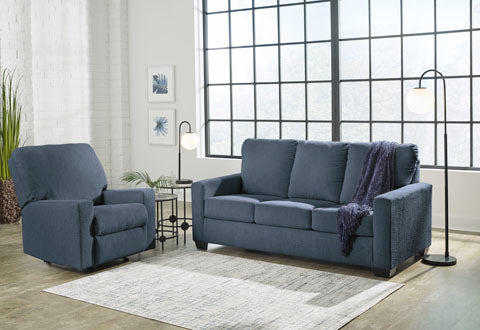 Rannis Navy Rocker Recliner