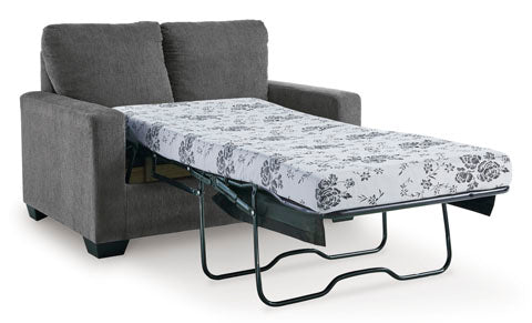 Rannis Pewter Twin Sofa Sleeper