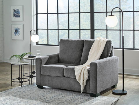 Rannis Pewter Twin Sofa Sleeper