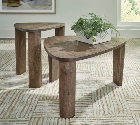 Reidport Grayish Brown Accent Coffee Table