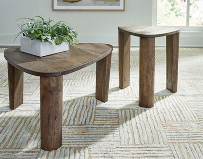 Reidport Grayish Brown Accent Coffee Table