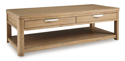 Rencott Light Brown Coffee Table