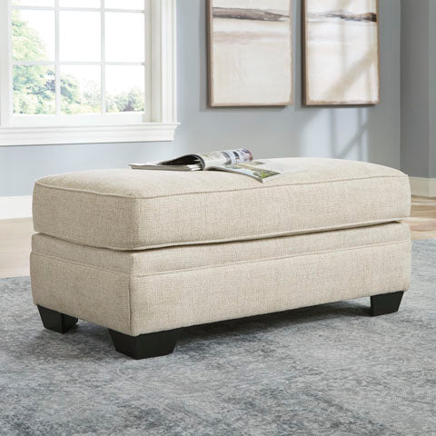 Rilynn Linen Ottoman