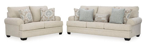 Rilynn Linen Sofa and Loveseat Set