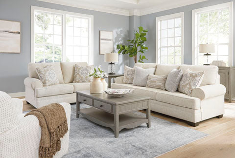 Rilynn Linen Sofa and Loveseat Set