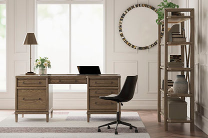 Roanhowe Brown Home Office Desk