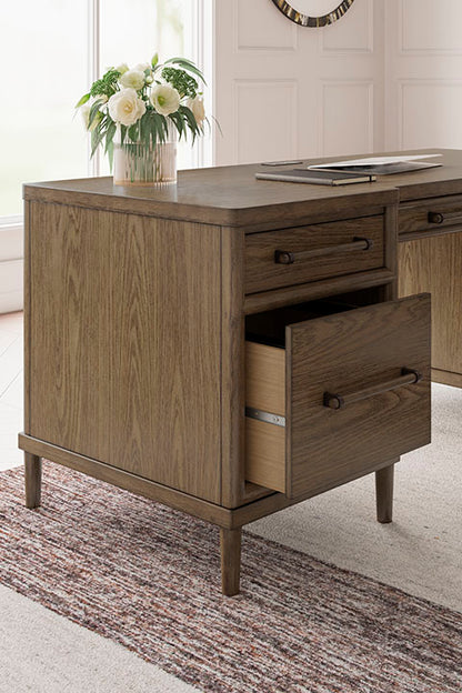 Roanhowe Brown Home Office Desk