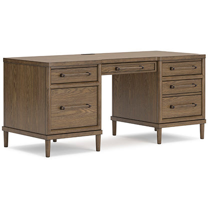 Roanhowe Brown Home Office Desk