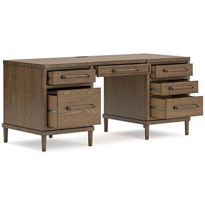 Roanhowe Brown Home Office Desk