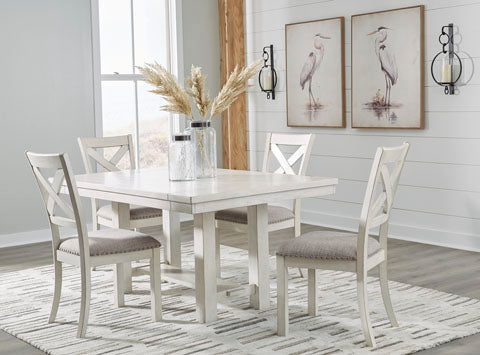 Robbinsdale 6pc Dining Height Dining Set with Bench