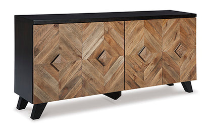 Robin Ridge Two-Tone Brown Accent Cabinet