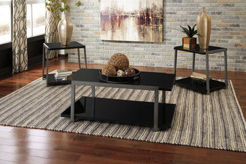 Rollynx Black Coffee and End Tables